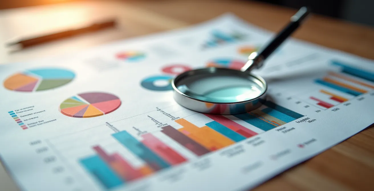 Analyse macro de données et graphiques représentant la performance des avis clients