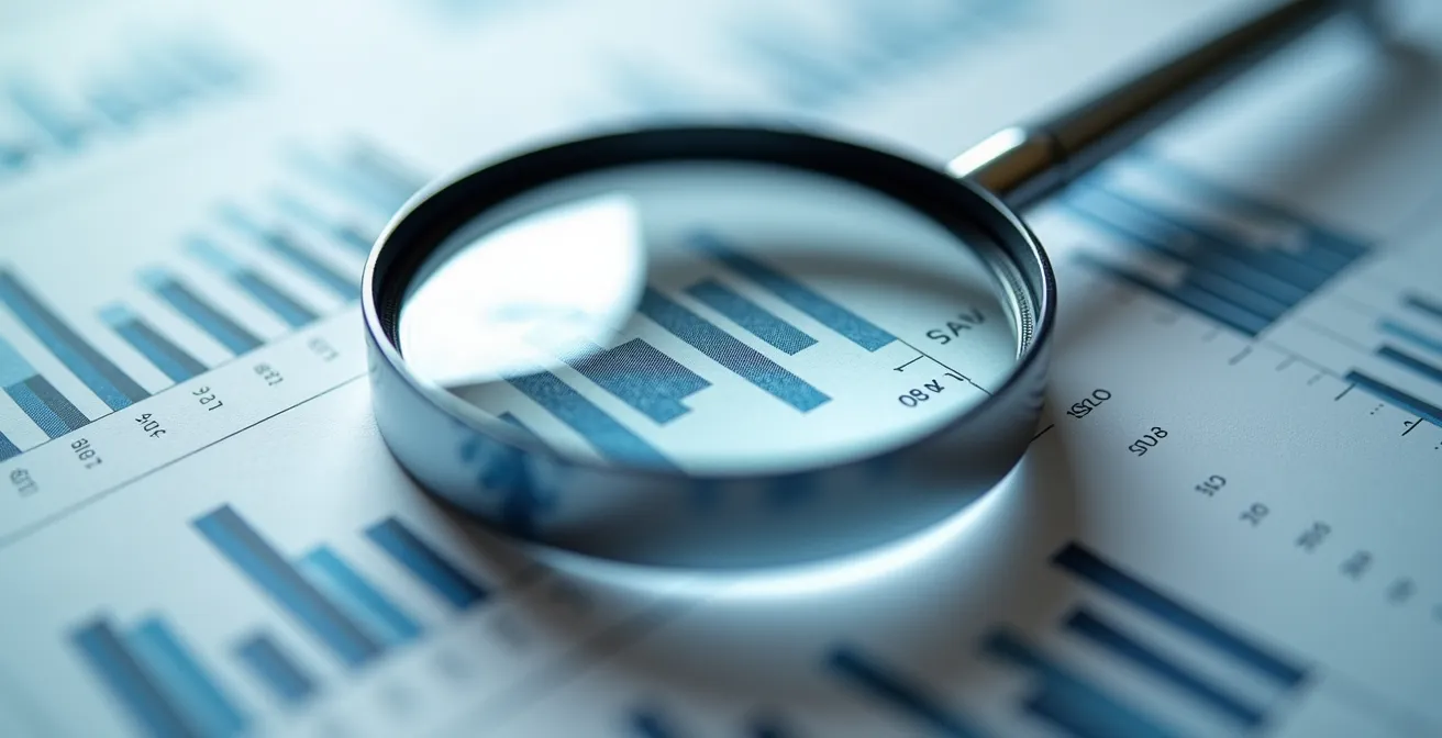 Vue macro de documents financiers avec mise au point sur les chiffres clés