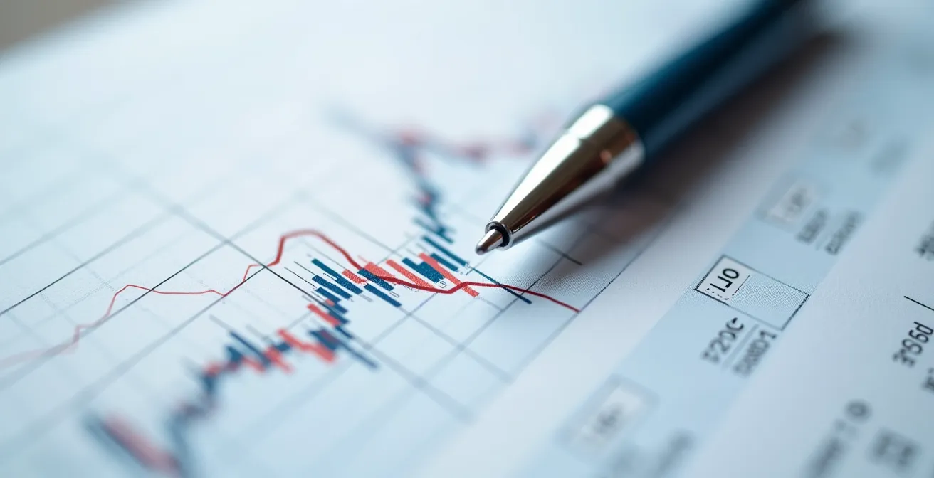 Dashboard de pilotage budgétaire avec indicateurs dynamiques et courbes d'évolution